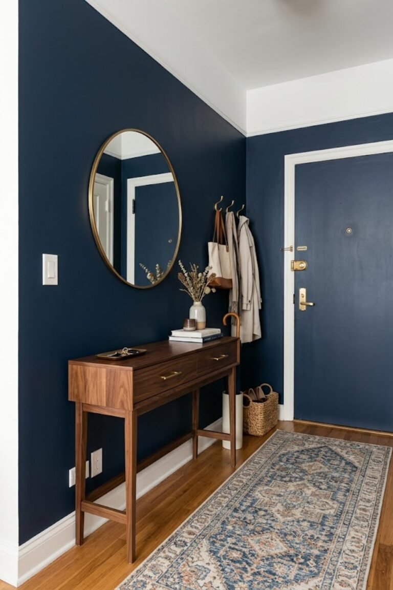 Styled apartment entryway – small apartment entryway ideas